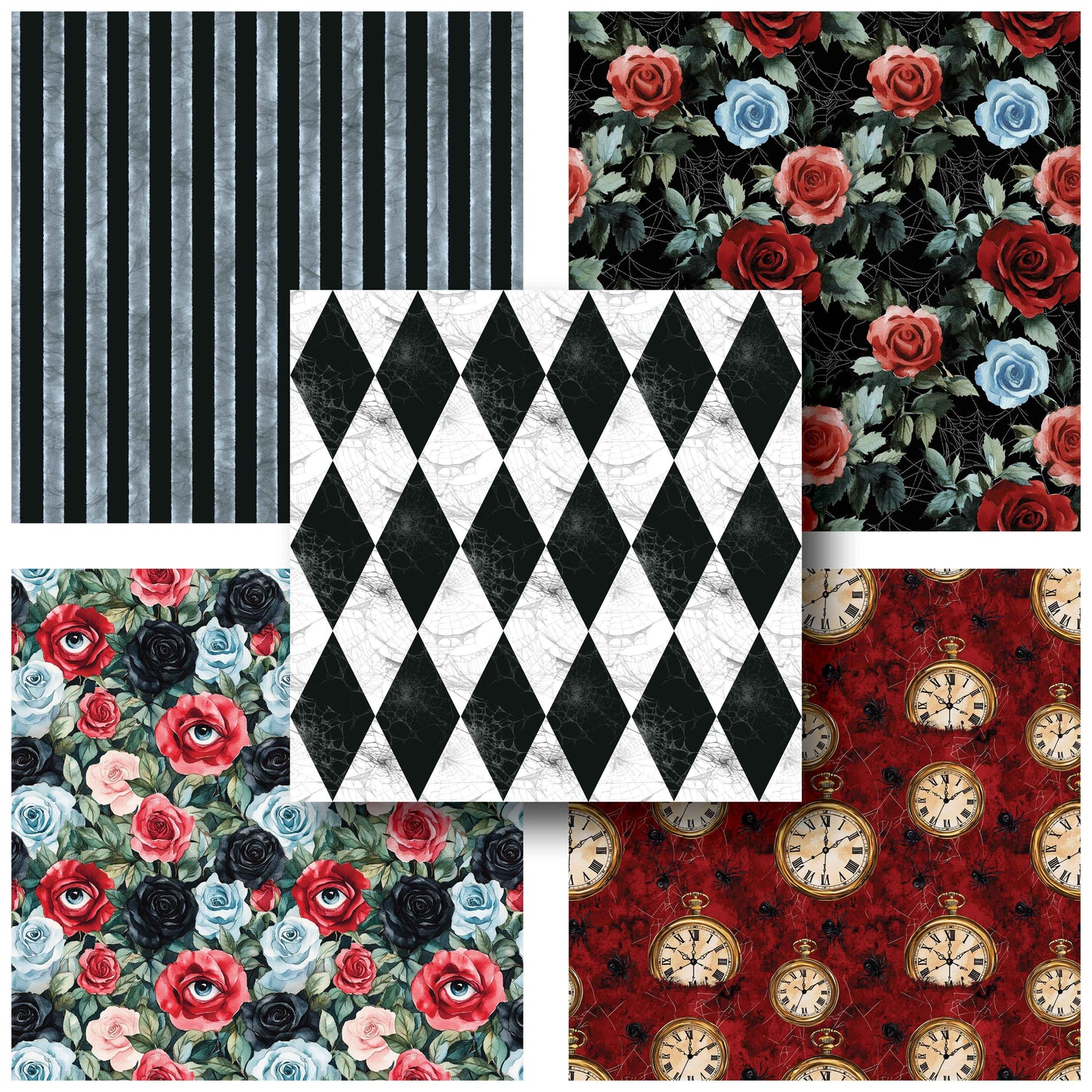 Haunted Alice Halloween - 12X12 Scrapbook Paper Pack - 25-8294