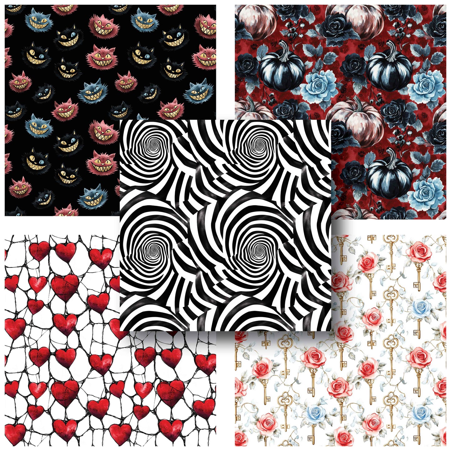 Haunted Alice Halloween - 12X12 Scrapbook Paper Pack - 25-8294