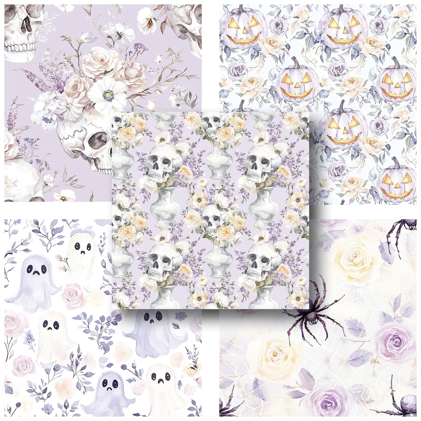 Pastel Hallow - 12X12 Halloween Scrapbook Paper Pack - 25-8299