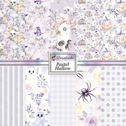 Pastel Hallow - 12X12 Halloween Scrapbook Paper Pack - 25-8299