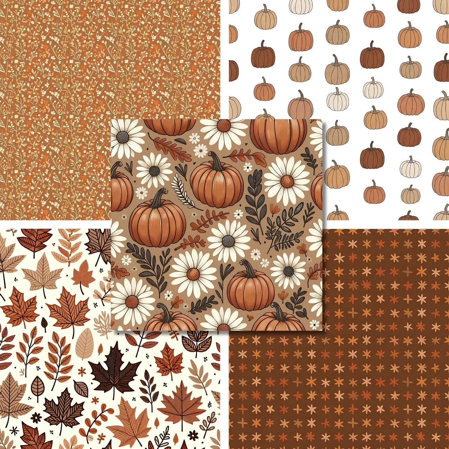 Autumn Harvest - 12X12 Scrapbook Paper Pack - 25-8302