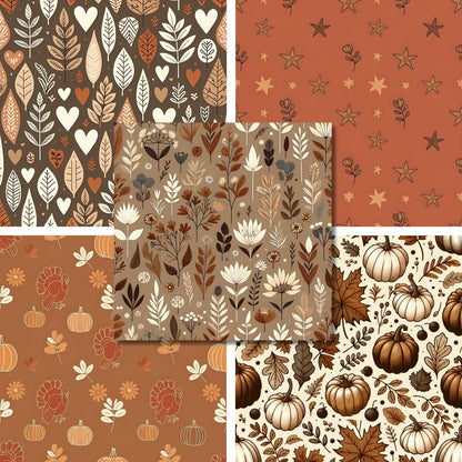 Autumn Harvest - 12X12 Scrapbook Paper Pack - 25-8302