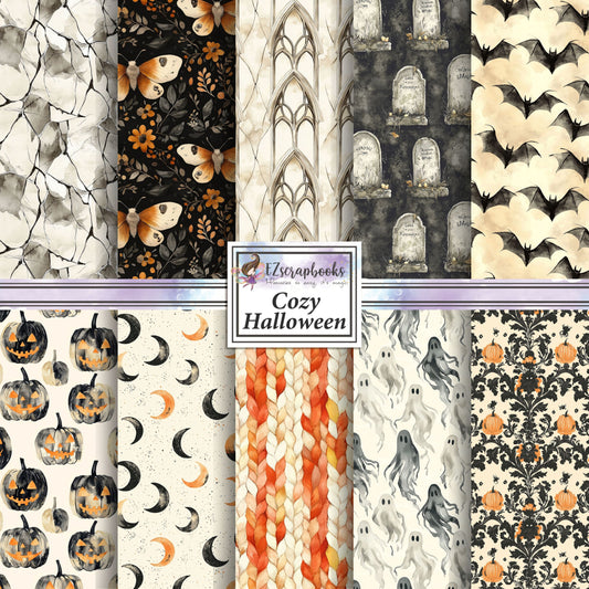 Cozy Halloween - 12X12 Scrapbook Paper Pack - 25-8333