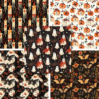 Folk Halloween - 12X12 Scrapbook Paper Pack - 25-8334