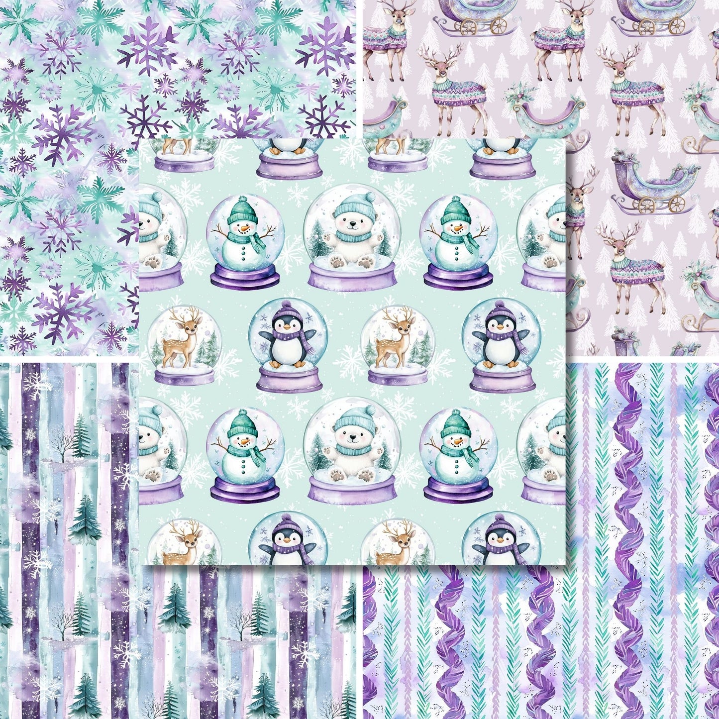 Winter Wonderland - 12X12 Christmas Scrapbook Paper Pack - 25-8340