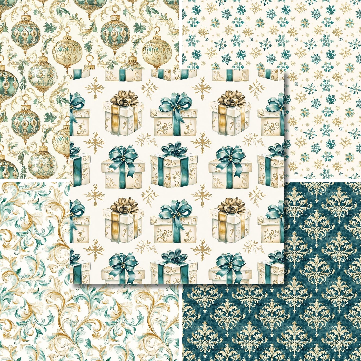 Luxe Noel - 12X12 Christmas Scrapbook Paper Pack - 25-8342