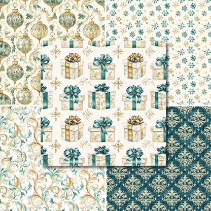 Luxe Noel - 12X12 Christmas Scrapbook Paper Pack - 25-8342