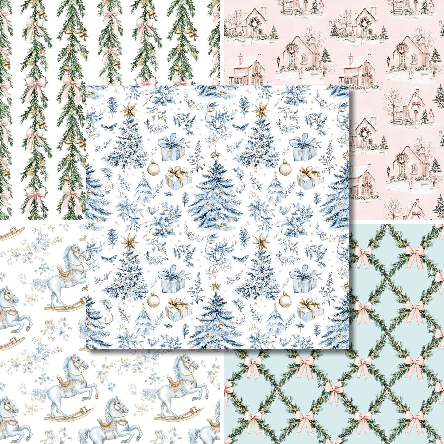 Grandmillenial Christmas - 12X12 Scrapbook Paper Pack - 25-8343