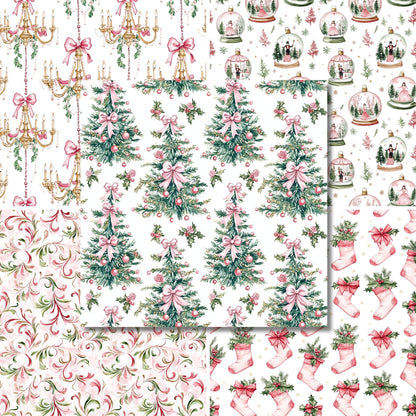 Coquette Christmas - 12X12 Scrapbook Paper Pack - 25-8351