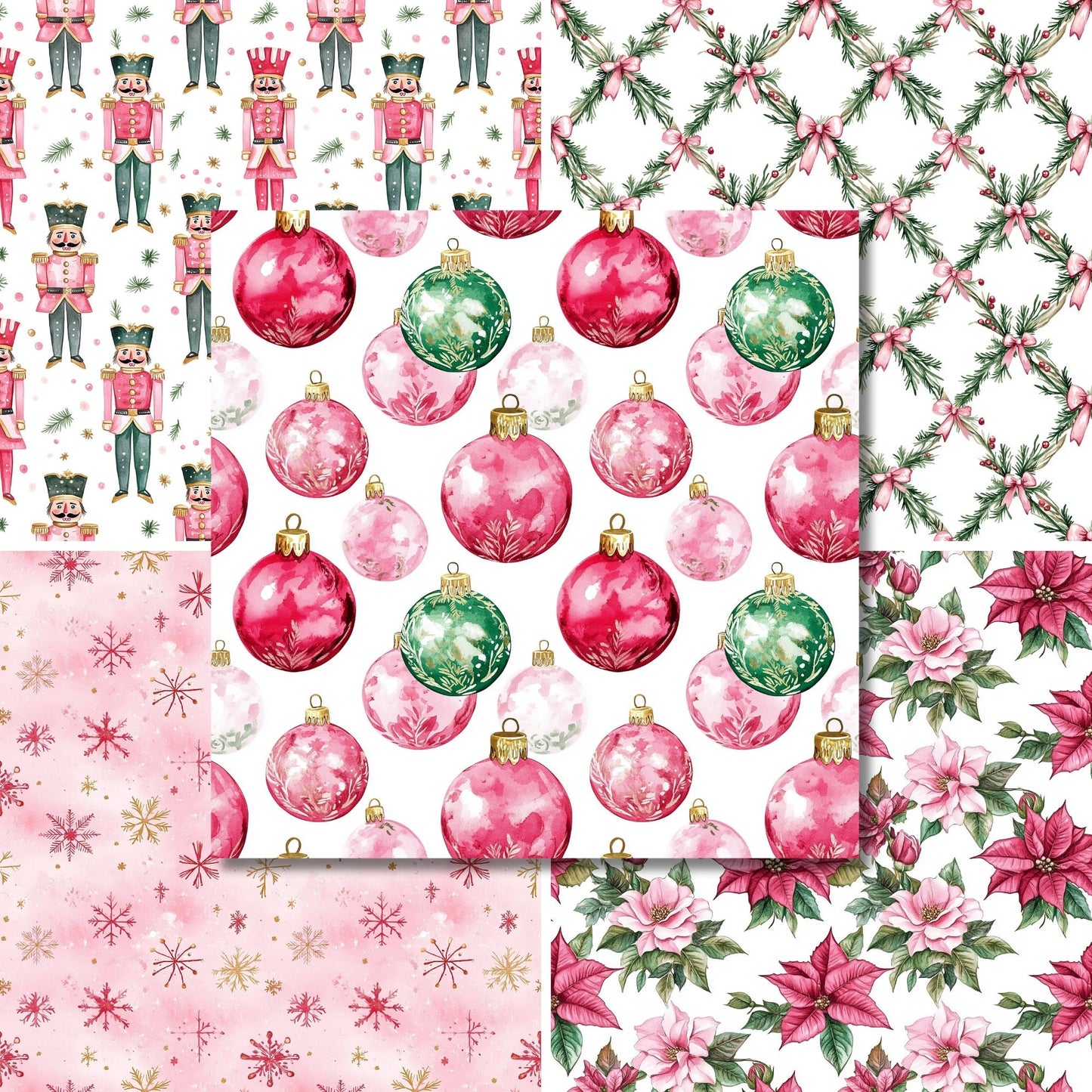 Coquette Christmas - 12X12 Scrapbook Paper Pack - 25-8351