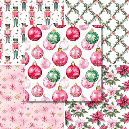 Coquette Christmas - 12X12 Scrapbook Paper Pack - 25-8351