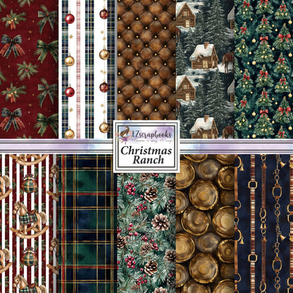 Christmas Ranch - 12X12 Scrapbook Paper Pack - 25-8352