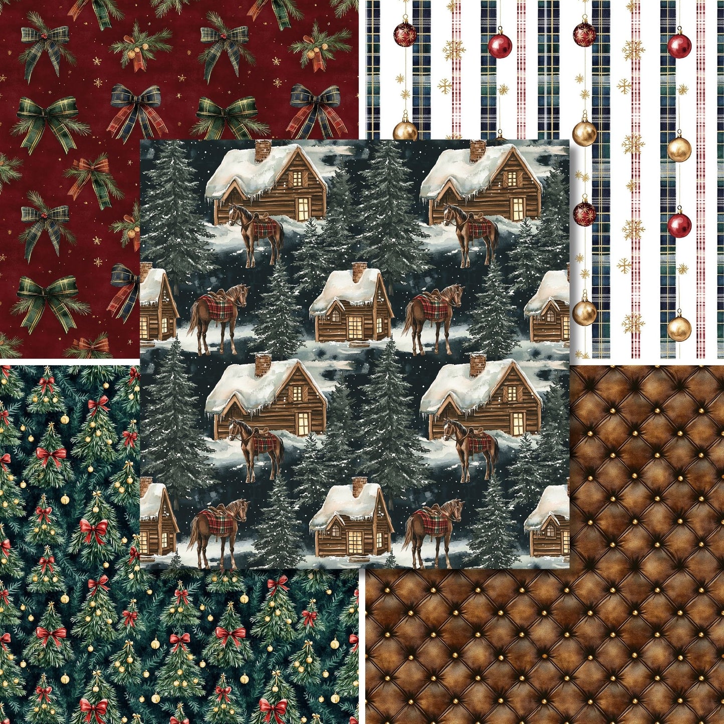 Christmas Ranch - 12X12 Scrapbook Paper Pack - 25-8352