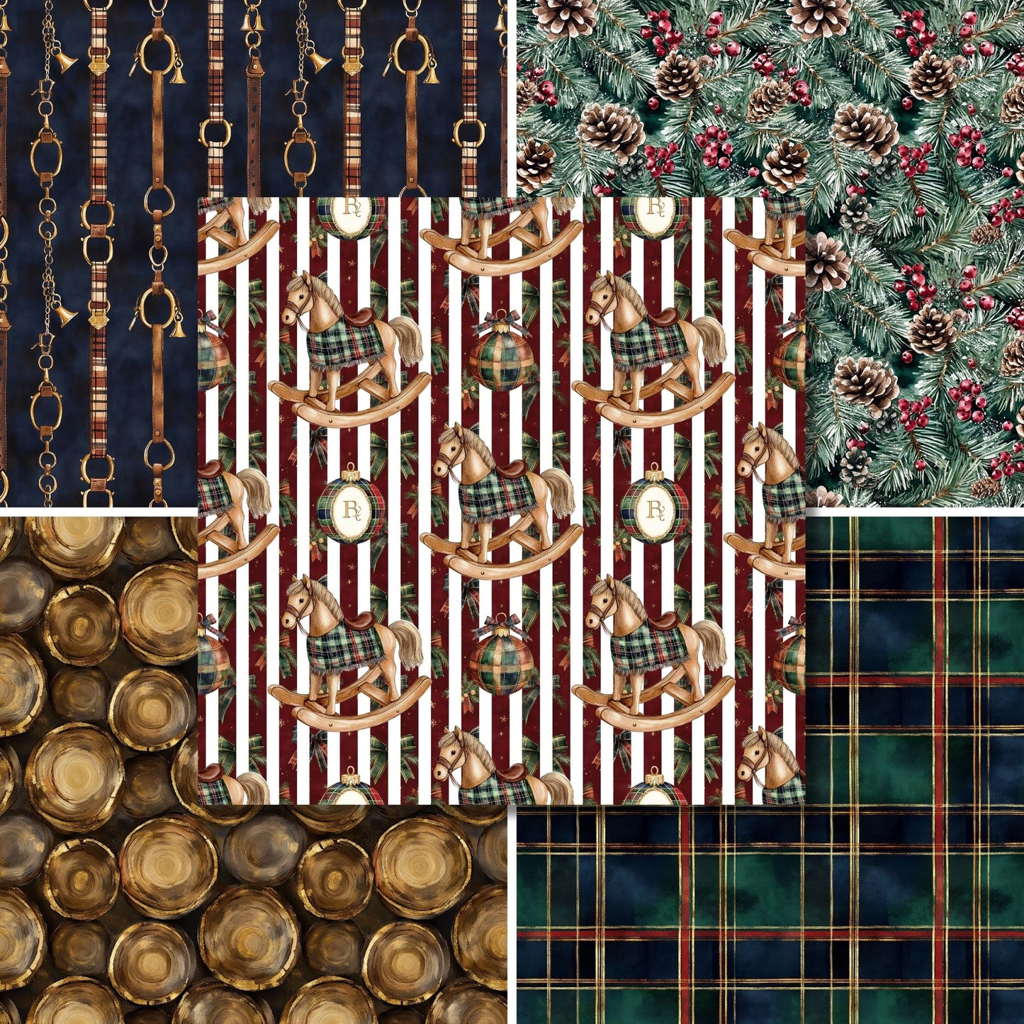 Christmas Ranch - 12X12 Scrapbook Paper Pack - 25-8352