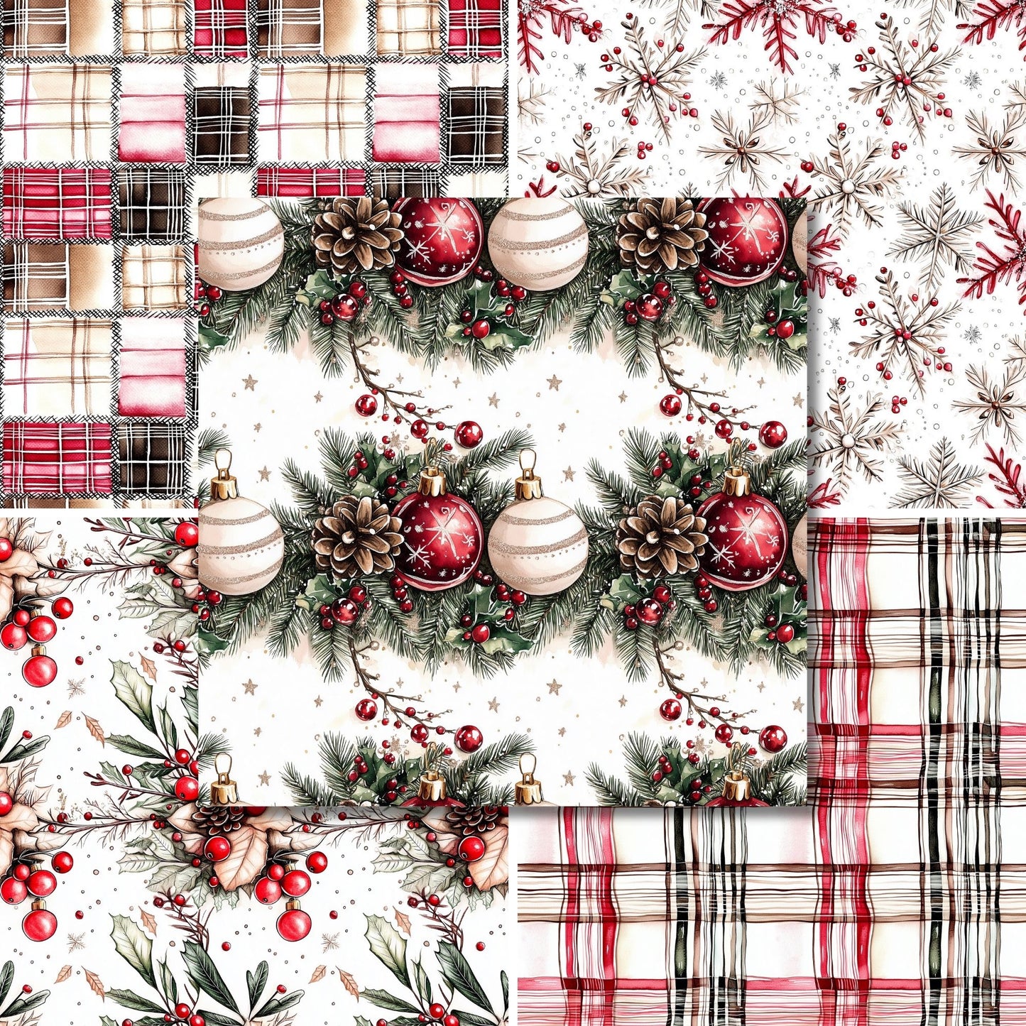 Santa's Village - 12X12 Christmas Scrapbook Paper Pack - 25-8355