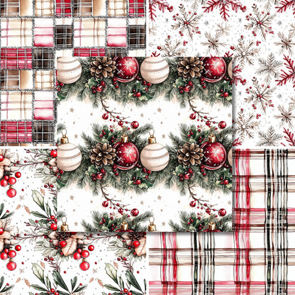 Santa's Village - 12X12 Christmas Scrapbook Paper Pack - 25-8355