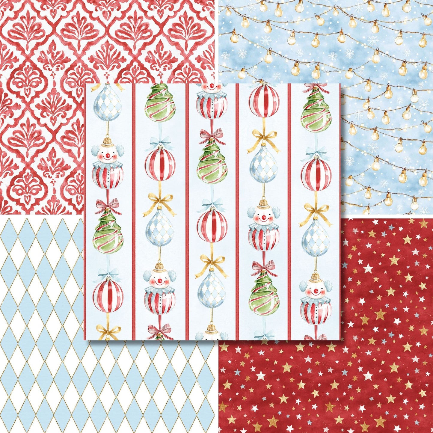 Holiday Festival - 12X12 Scrapbook Paper Pack - 25-8361