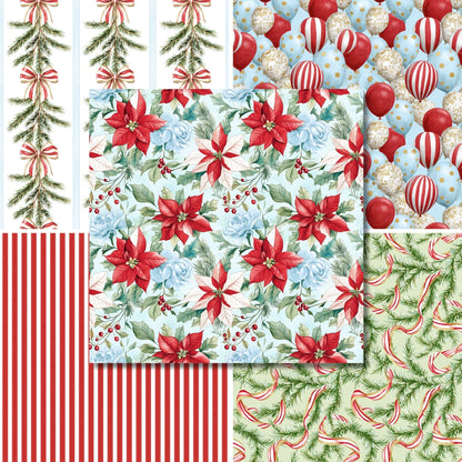 Holiday Festival - 12X12 Scrapbook Paper Pack - 25-8361