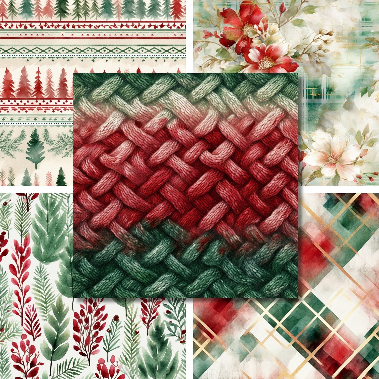 Classic Rustic Christmas - 12X12 Scrapbook Paper Pack - 25-8363