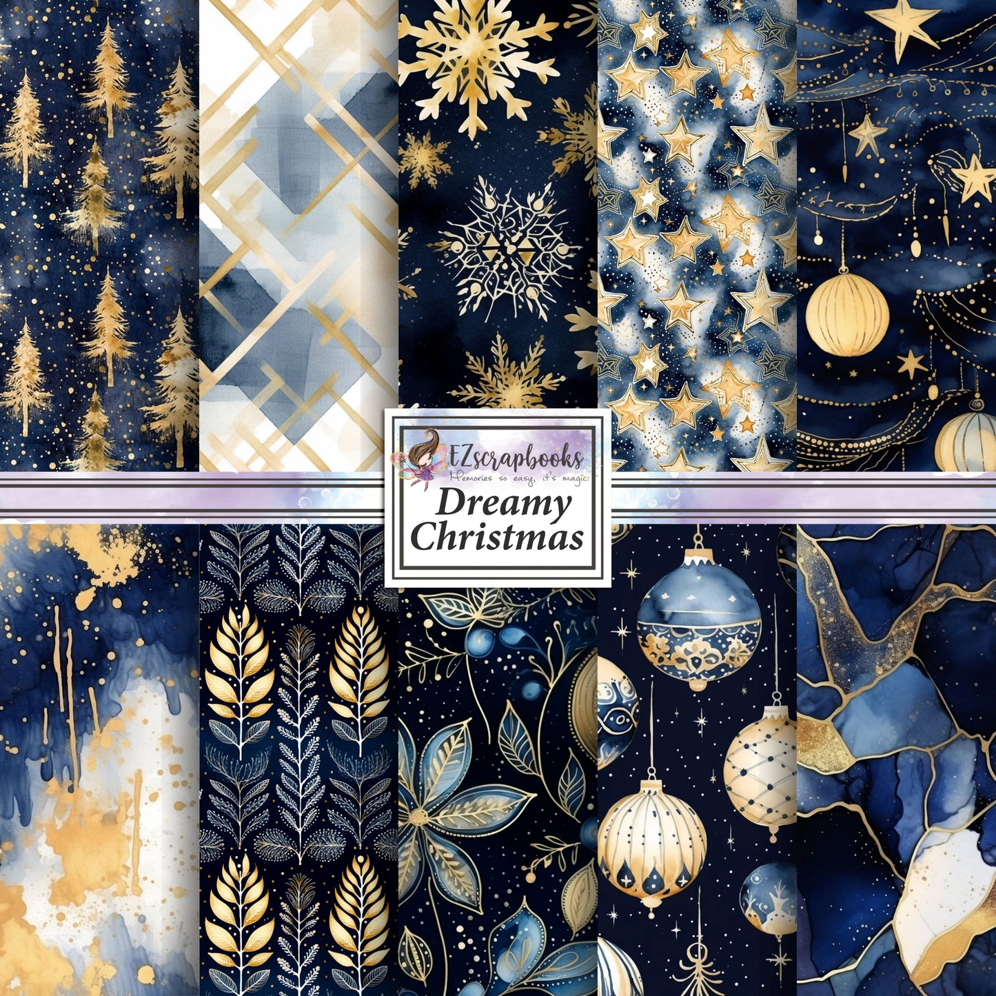 Dreamy Christmas - 12X12 Scrapbook Paper Pack - 25-8365