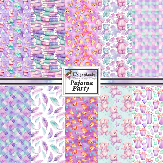 Pajama Party 12X12 Paper Pack - 8751