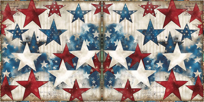 Patriotic Grunge Stars NPM - 24-535