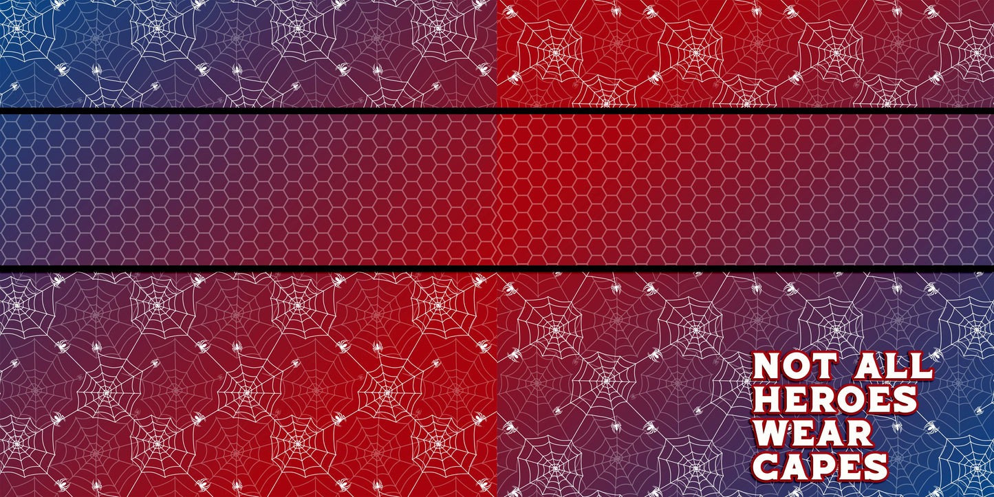 Not All Heroes Wear Capes NPM - Scrapbook Layout - 25-469