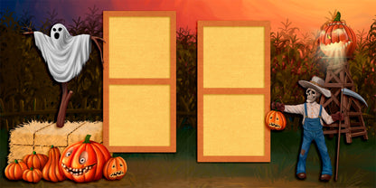 Halloween Haunts - Set of 5 Double Page Layouts - 1624