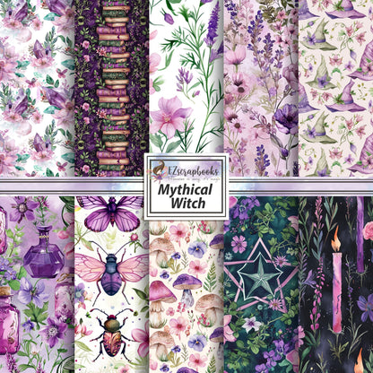 Mythical Witch - 12X12 Scrapbook Paper Pack - 26-8012