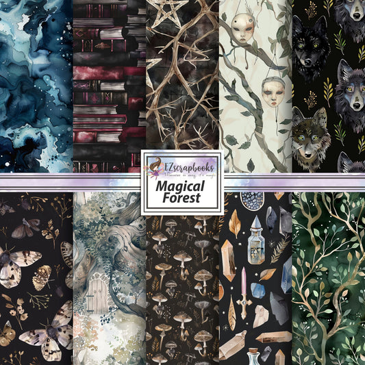 Magical Forest - 12X12 Scrapbook Paper Pack - 26-8014