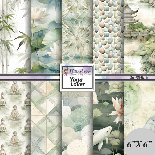 Yoga Lover - 6X6 Paper Pack - 26-8040-6