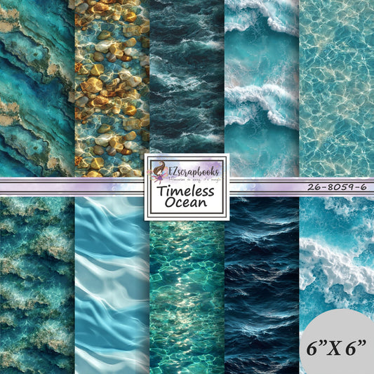 Timeless Ocean - 6X6 Paper Pack - 26-8059-6