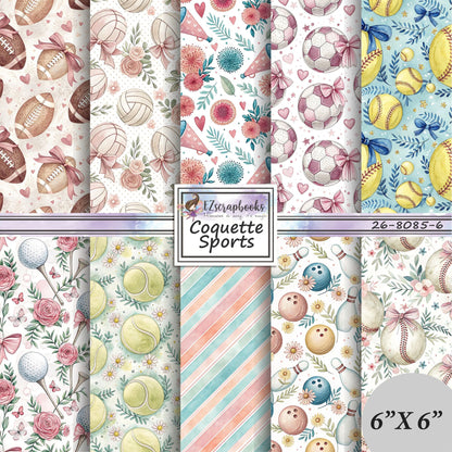 Coquette Sports - Girls - 6X6 Paper Pack - 26-8085-6