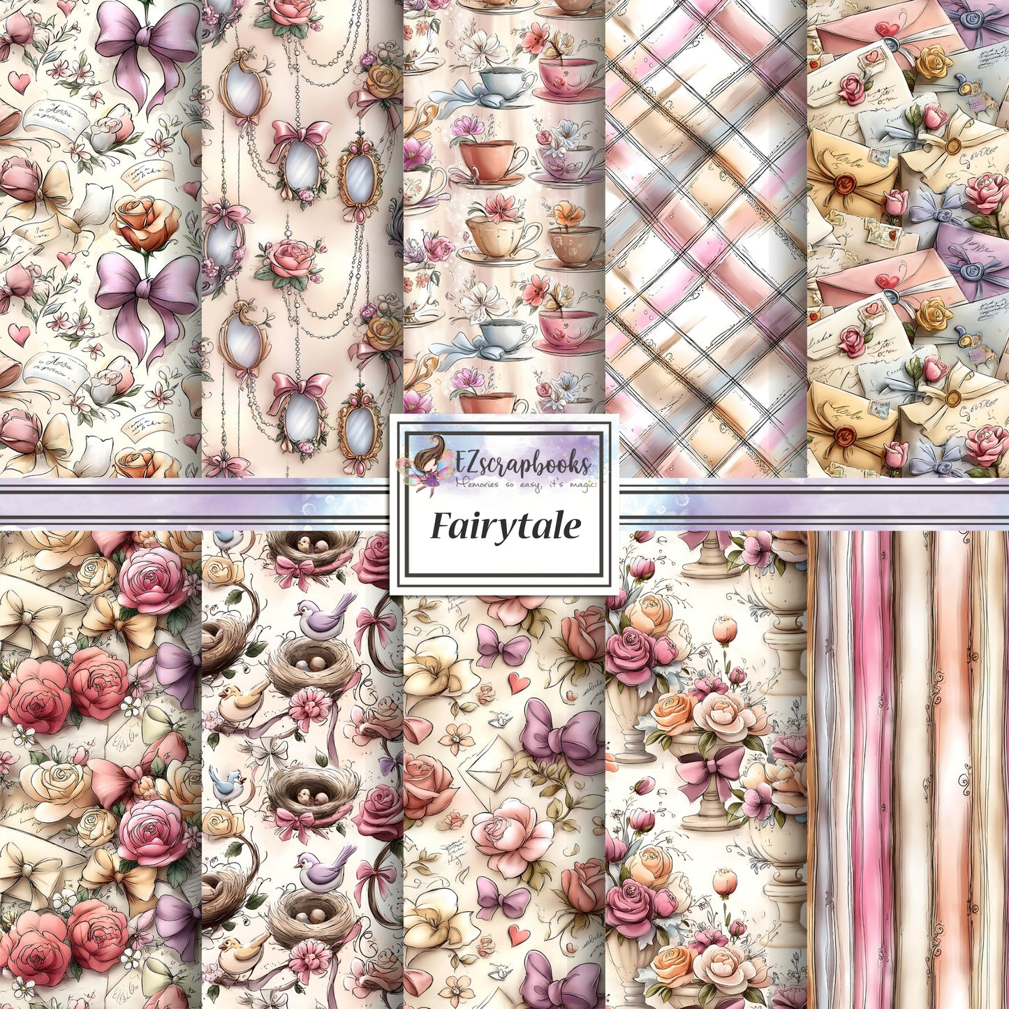 Fairytale - 12X12 Scrapbook Paper Pack - 26-8112