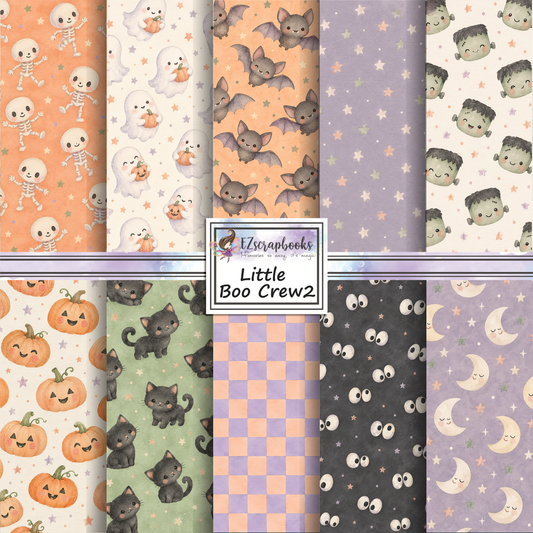 Little Boo Crew 2 - 12X12 Scrapbook Paper Pack - 26-8221