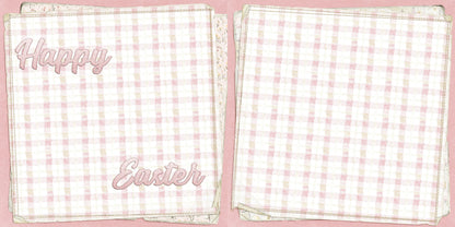 Rustic Sweet Easter EZ Background Pages -  Digital Bundle - 10 Digital Scrapbook Pages - INSTANT DOWNLOAD