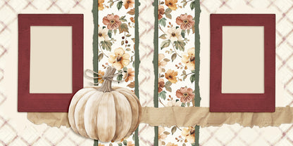 Spelling Autumn - Set of 5 Double Page Scrapbook Layouts - 25-1070