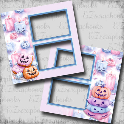 Spooky Movie Pillows - EZ Digital Scrapbook Pages - INSTANT DOWNLOAD