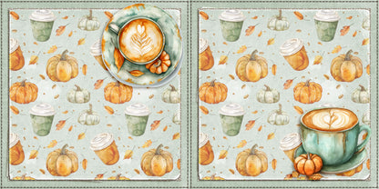 Pumpkin Latte EZ Background Pages -  Digital Bundle - 10 Digital Scrapbook Pages - INSTANT DOWNLOAD