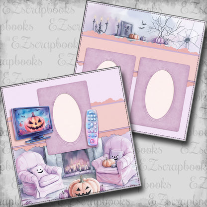 Spooky Movie Night - Scrapbook Layout - 24-830