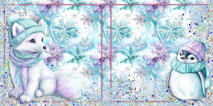 Polar Lights EZ Background Pages -  Digital Bundle - 10 Digital Scrapbook Pages - INSTANT DOWNLOAD