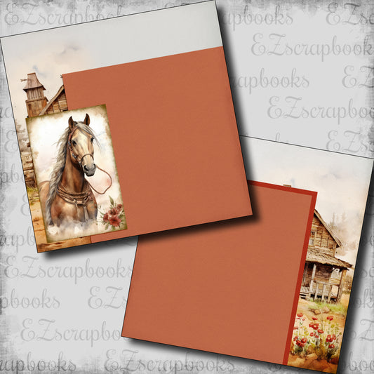 Rustic Cowgirl Horse NPM - 24-259