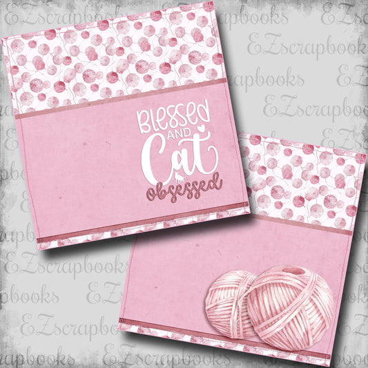 Cat Obsessed NPM - Scrapbook Layout - 25-063