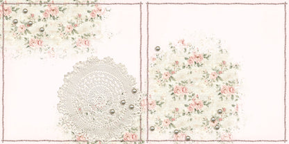 Floral & Lace NPM - Scrapbook Layout - 25-561