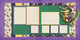 Mardi Gras Mix - Set of 5 Double Page Layouts - 1890