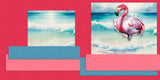 Summer at the Beach - EZ Background Pages -  Digital Bundle - 10 Digital Scrapbook Pages - INSTANT DOWNLOAD