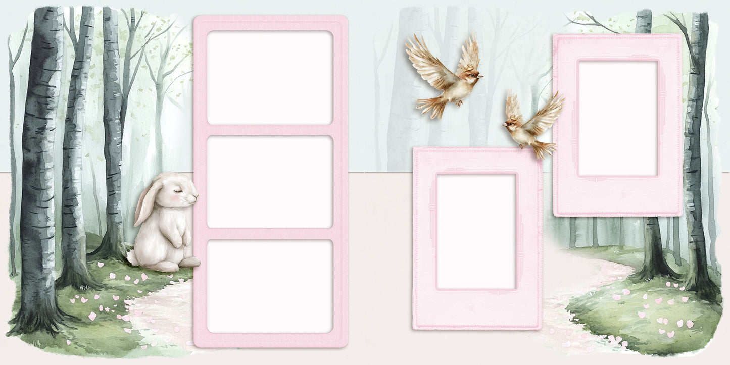 Enchanted Forest - Scrapbook Layout - 25-782