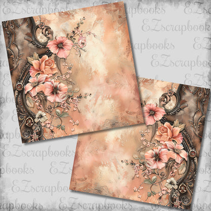 Blush Leather Cowgirl Design 3 NPM - Scrapbook Layout - 26-194