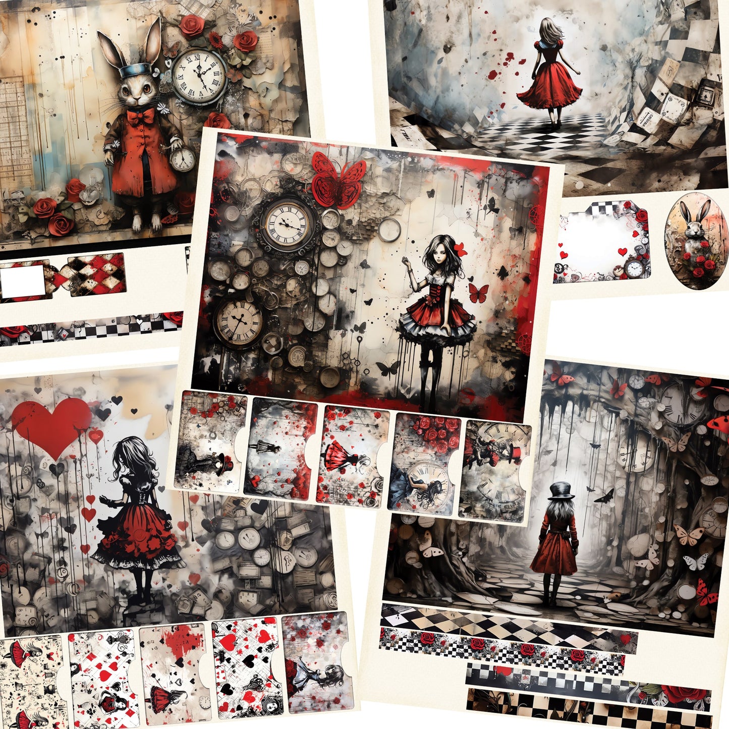 Crimson Wonderland - Journal Kit - 24-9008