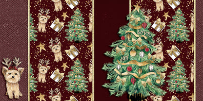 Christmas Glam NPM - Set of 5 Double Page Layouts - 1831